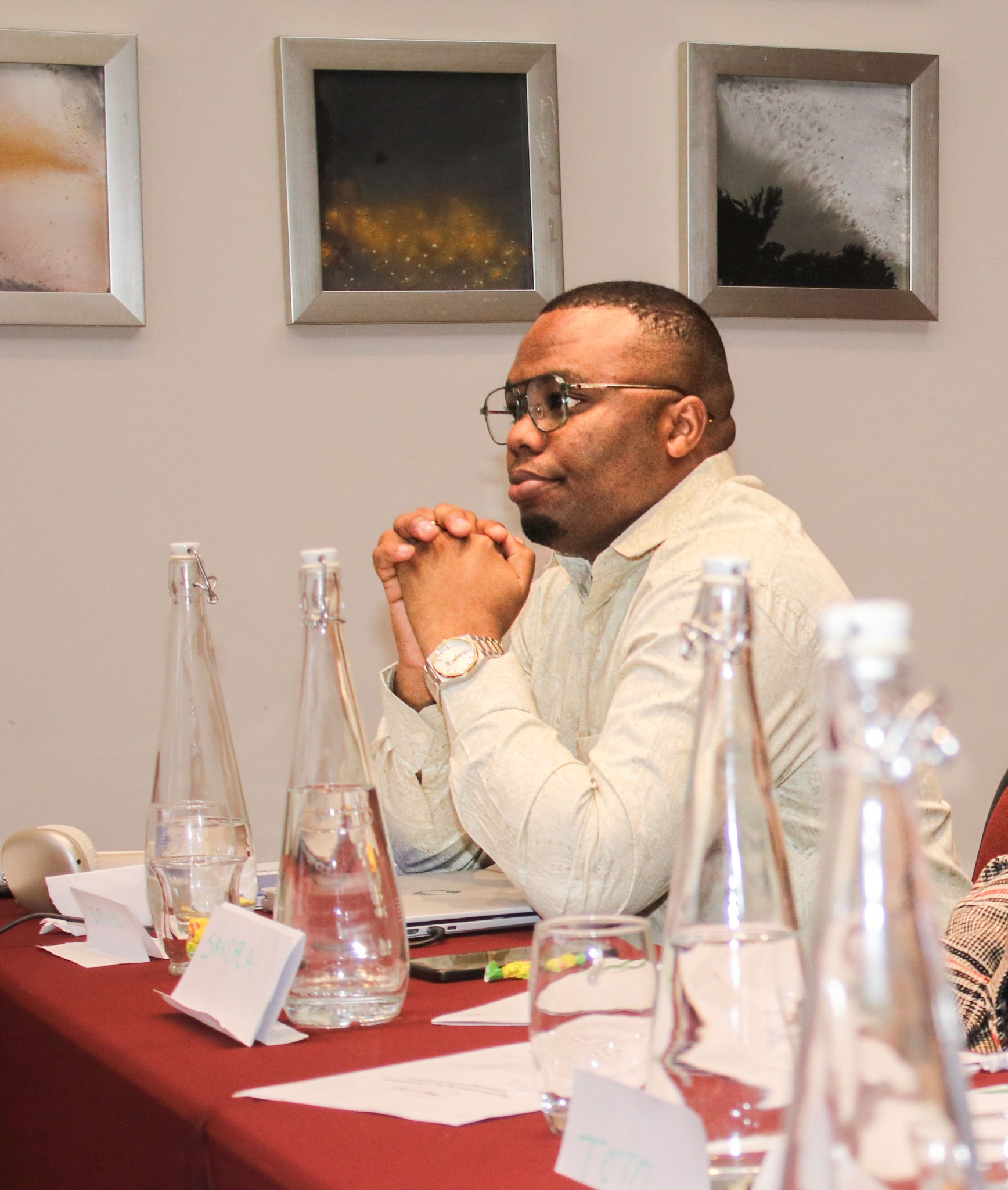 Participants in a working session.